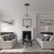 Ekena Millwork Bristol Ceiling Medallion (Fits Canopies up to 3 7/8"), 23 1/2"OD x 3 7/8"ID x 1"P, Cloud Burst CM23BICBF - alternate 3